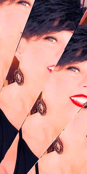 Gorgeous Lasered Wooden Sunflower Earrings